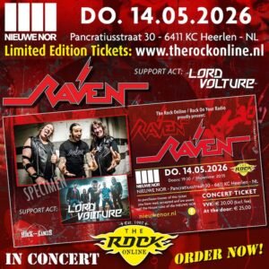 洋楽 E-MORTAL GANG/Power Must Be Taken 23-12 Raven & Support act. Lord Volture 14.05.2026 pNN - Heerlen | The