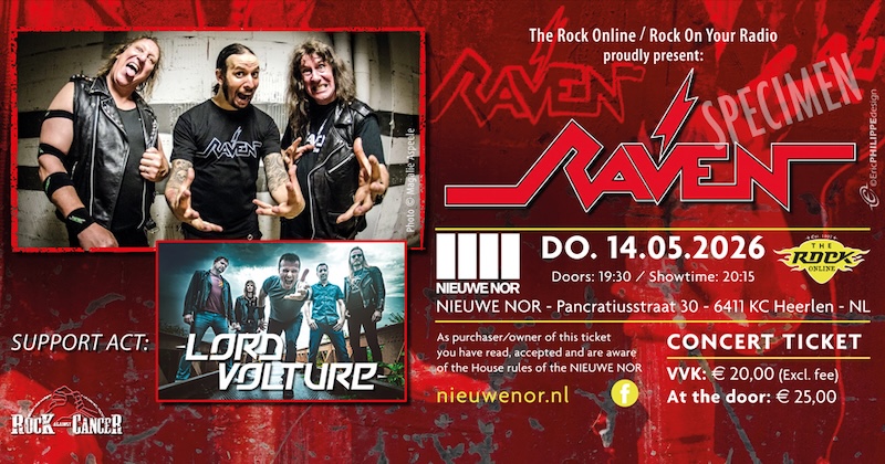RAVEN & Support act. Lord VoltureNIEUWE NOR HEERLEN (NL)